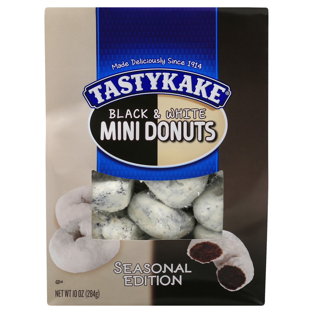 slide 1 of 11, Tastykake Black & White Mini Donuts, Chocolate Donuts, 10 oz Bag , 10 oz
