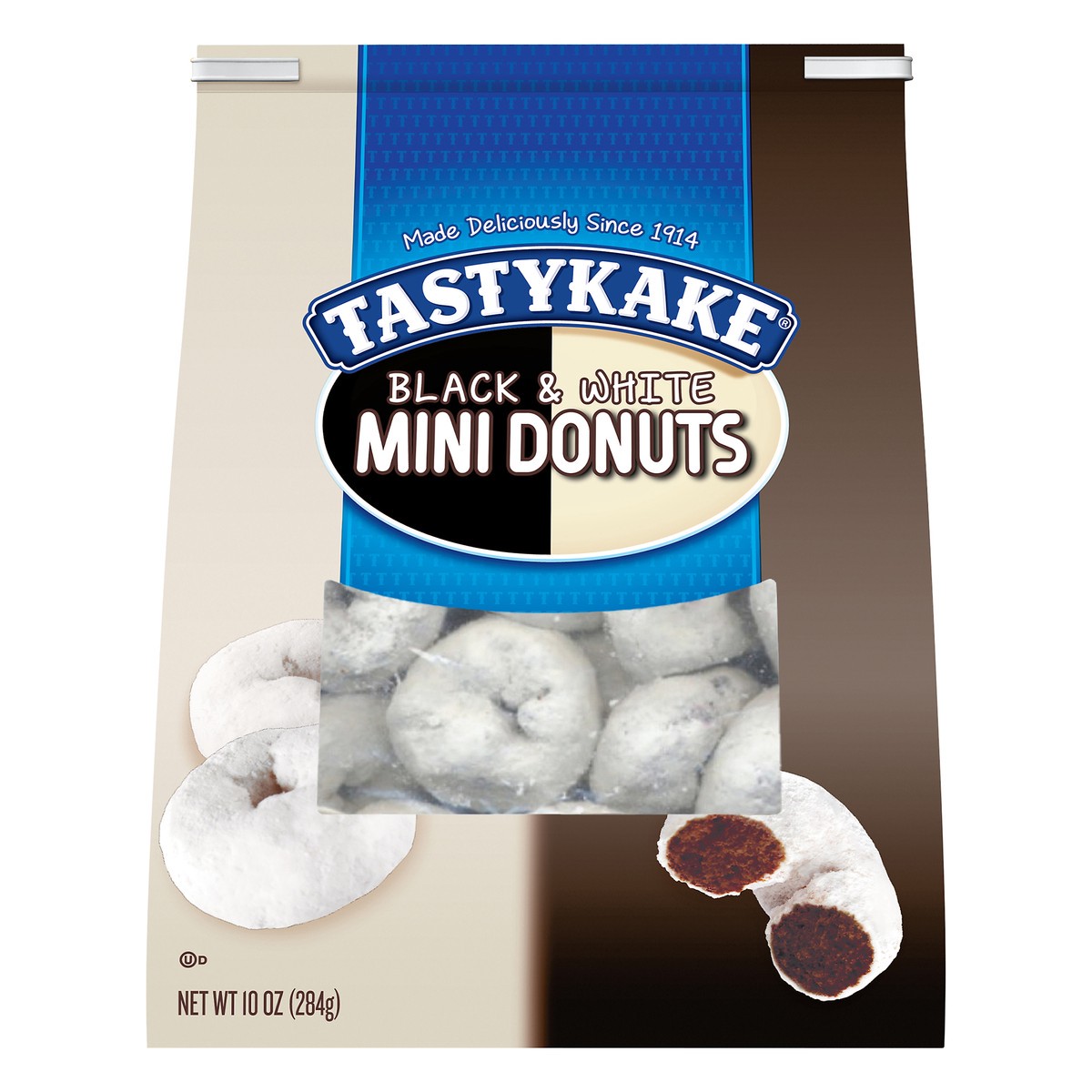 slide 11 of 11, Tastykake Black & White Mini Donuts, Chocolate Donuts, 10 oz Bag , 10 oz