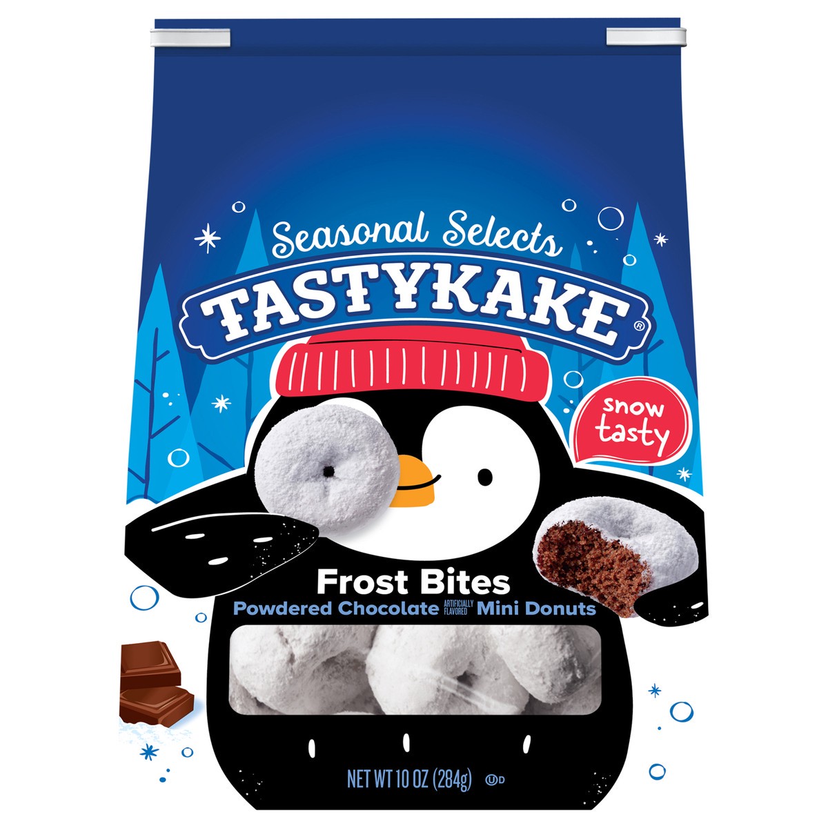 slide 1 of 11, Tastykake Black & White Mini Donuts, Chocolate Donuts, 10 oz Bag, 10 oz