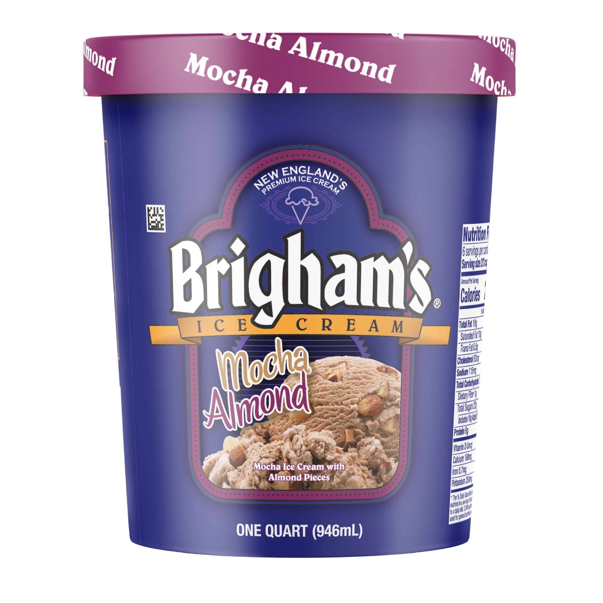 slide 1 of 11, Brigham's Brighams Mocha Almona, 1 ct