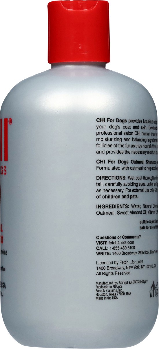 slide 4 of 13, CHI for Dogs Oatmeal Shampoo, 1 ct