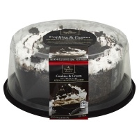 slide 1 of 1, Signature Select Cake Ice Cream 8 Inch Cookies & Cream, 40 oz