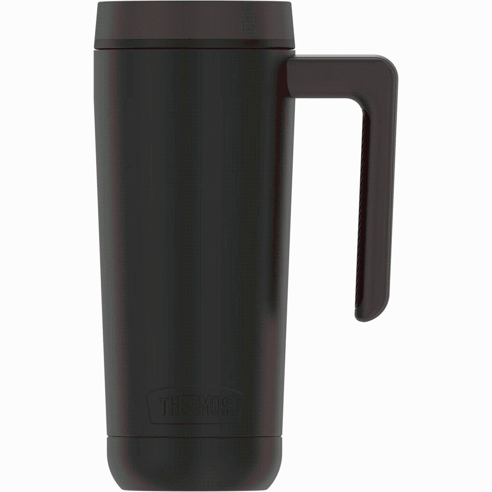 slide 1 of 1, Thermos Stainless Steel Mug Espresso Black, 18 oz