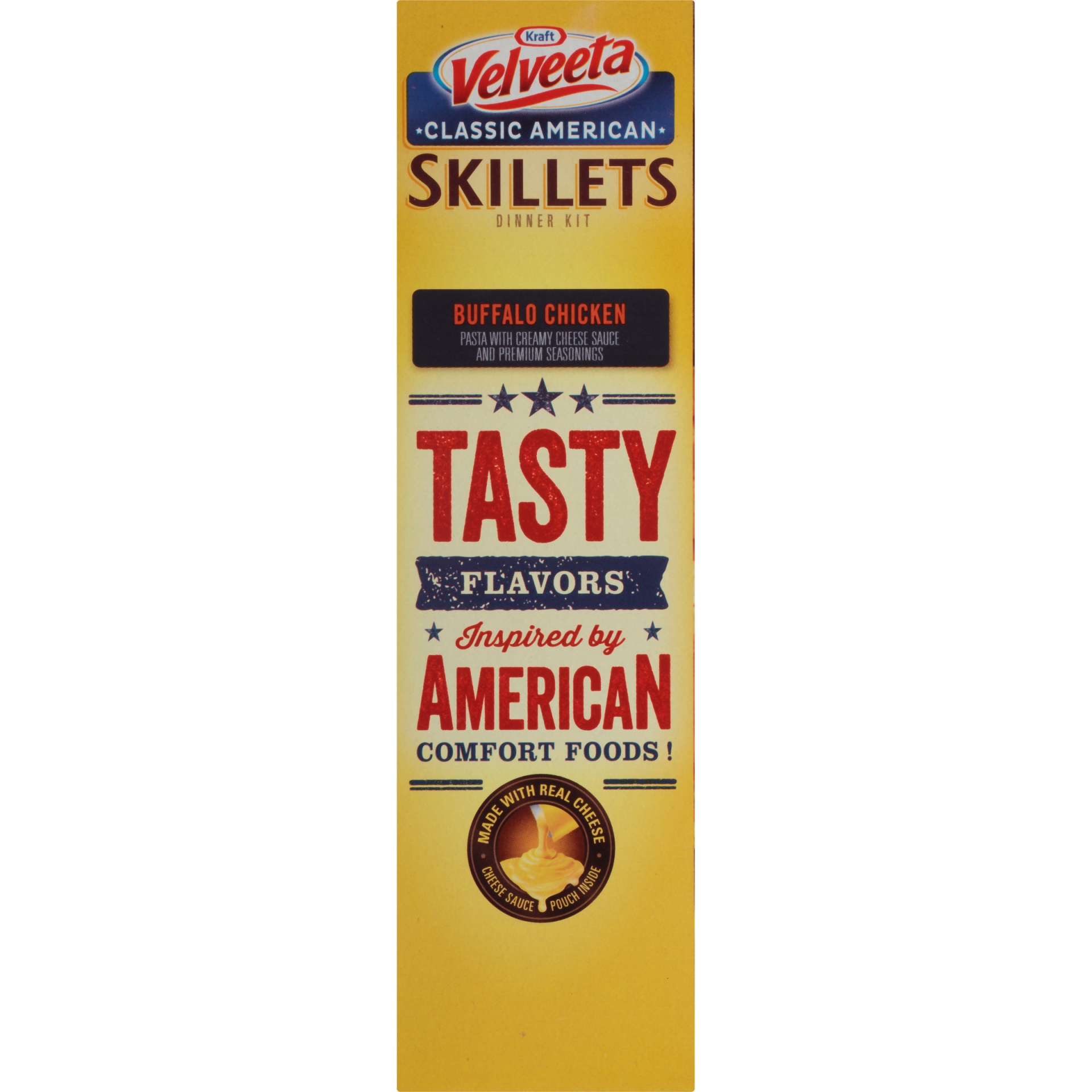 slide 4 of 8, Kraft Velveeta Classic American Skillets Buffalo Chicken Dinner Kit, 11.2 oz