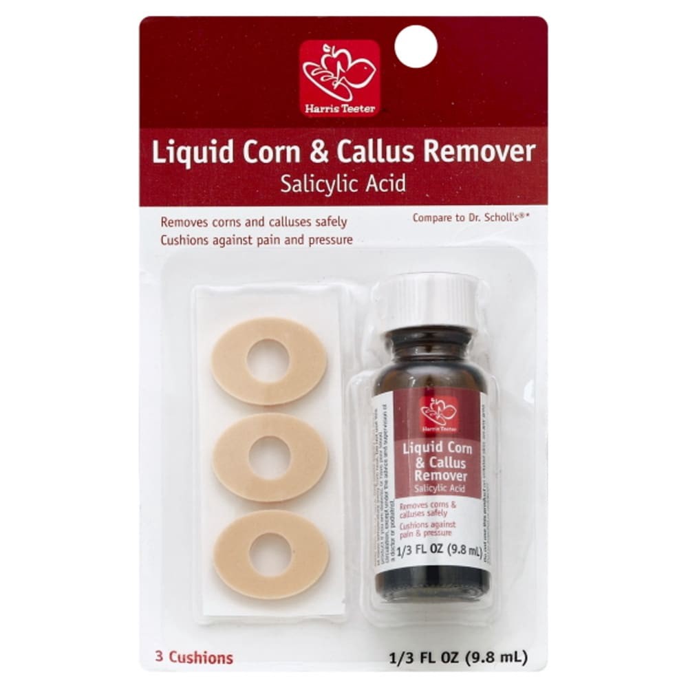 slide 1 of 3, Harris Teeter™ Liquid Corn & Callus Remover with Cushions, 1 ct