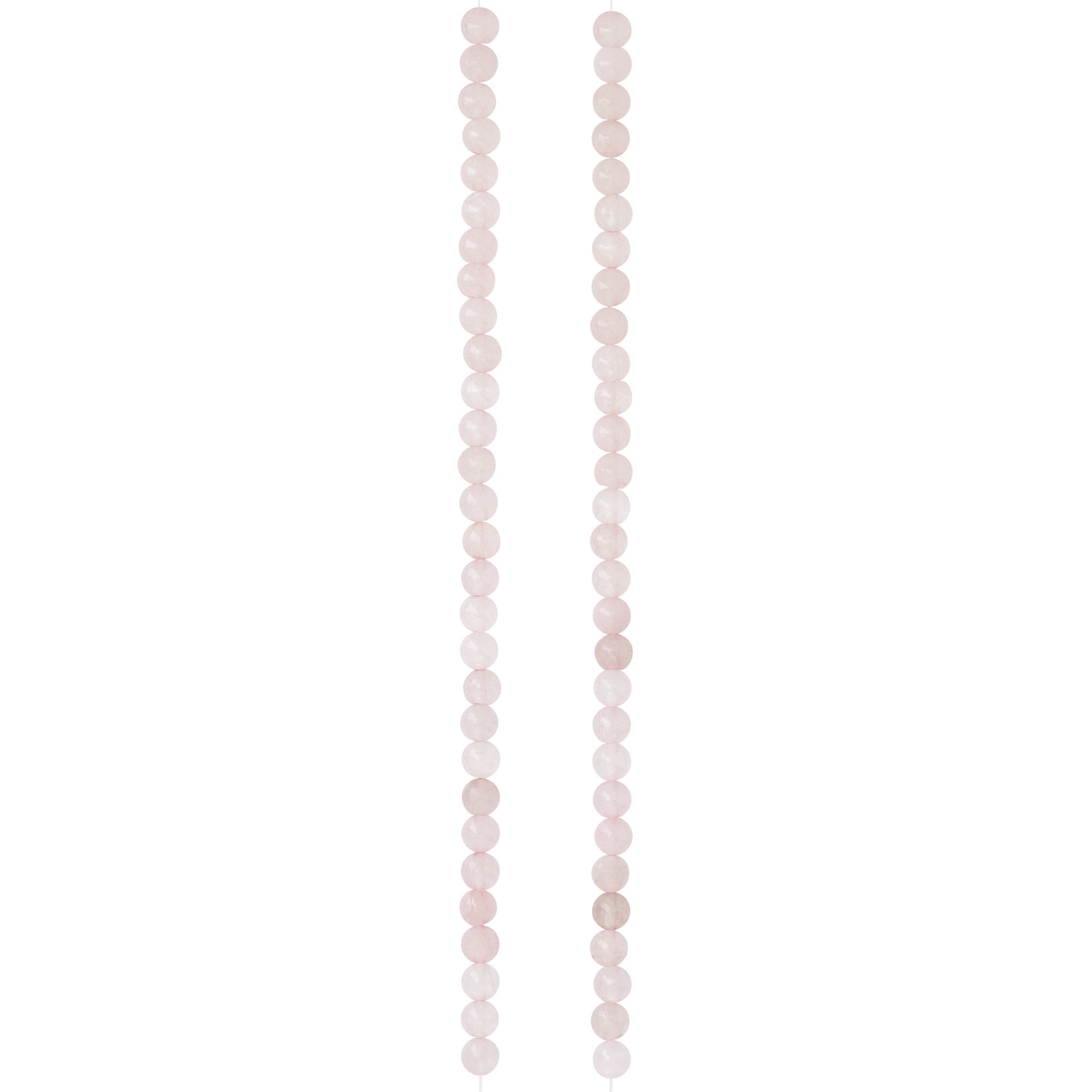 slide 3 of 3, Rose Quartz Round Beads, 4mm By Bead Landing, 4 mm