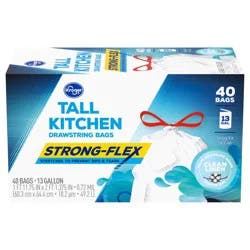 Kroger® PCR Flex Trash Bag Clean Linen 13 Gallon