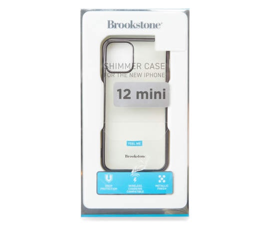 Brookstone Black iPhone 12 Mini Shimmer Case 1 ct Shipt