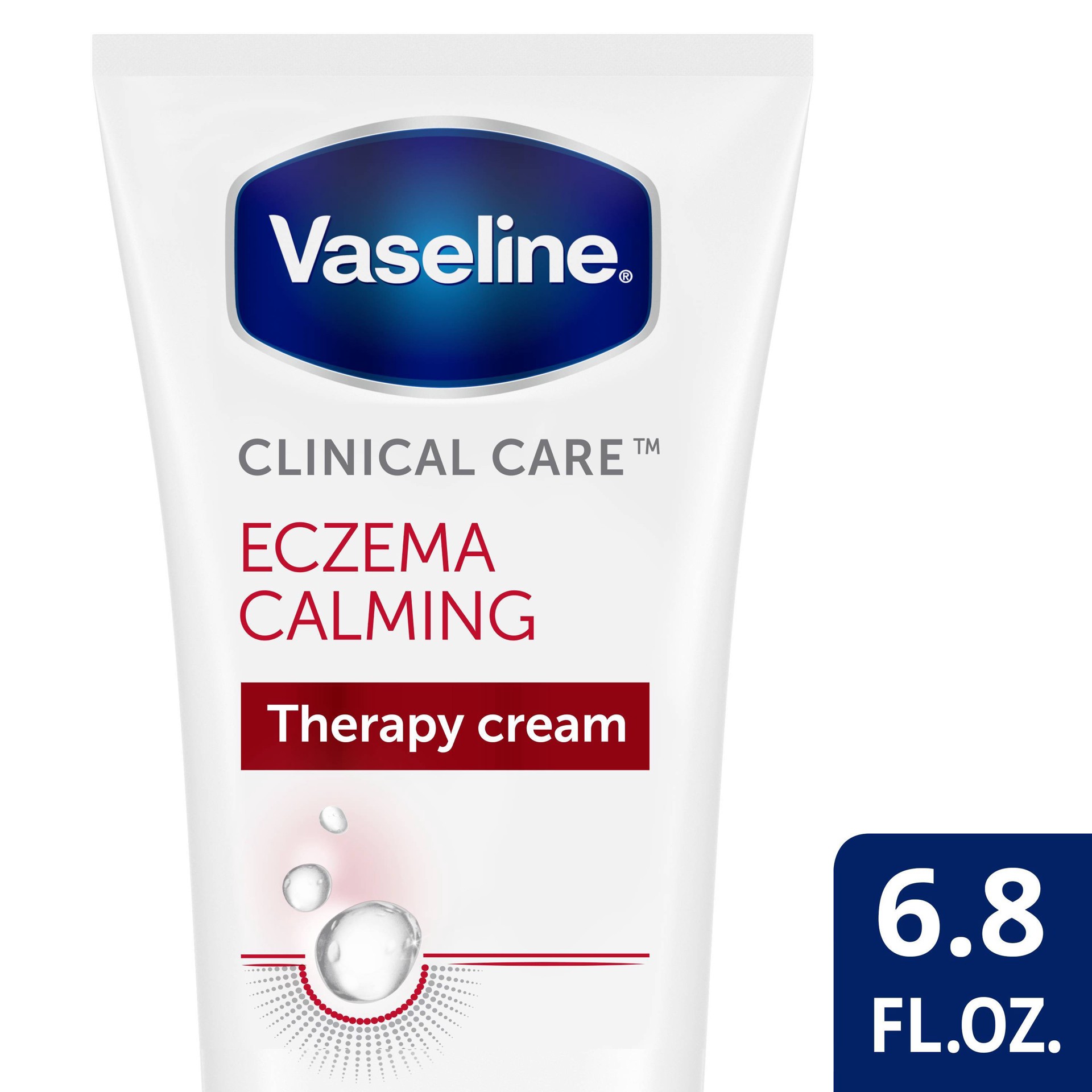 slide 1 of 2, Vaseline Clinical Care Eczema Calming Hand and Body Lotion Tube Unscented - 6.8oz, 6.8 oz