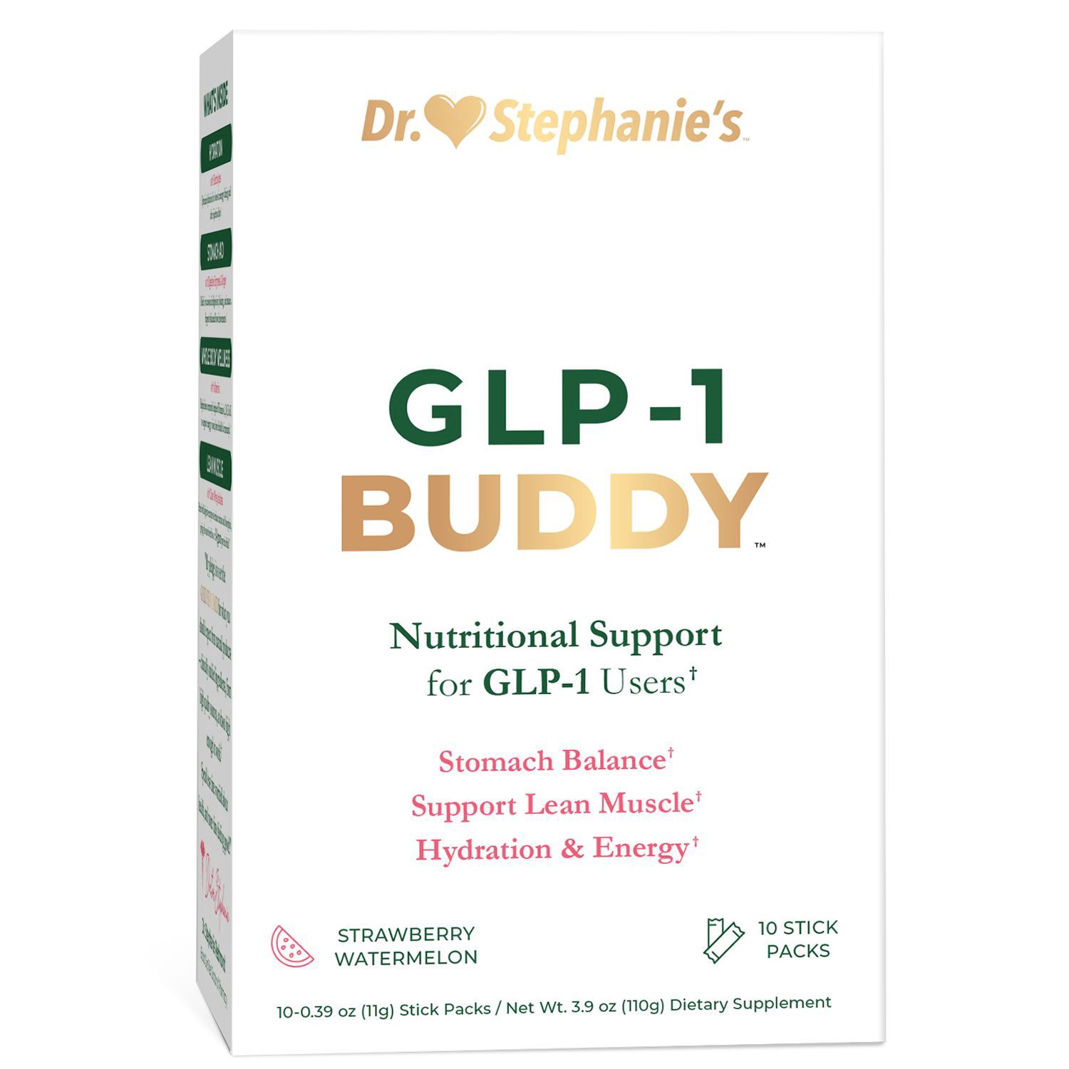 slide 1 of 1, Dr. Stephanie's Glp-1 Buddy Protein Drink Mix, 10 Ct, 10 ct