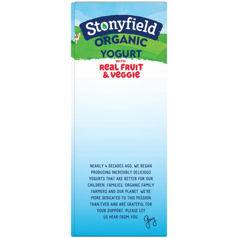 slide 12 of 13, Stonyfield Organic Whole Milk Pear Spinach Mango Kids' Yogurt - 4ct/3.5oz Pouches, 4 ct; 3.7 oz