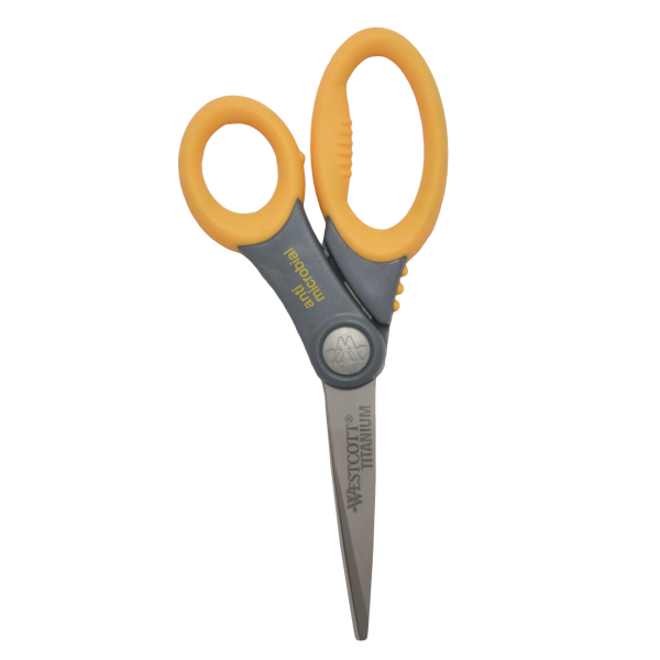 slide 16 of 17, Westcott Titanum Bonded Anti-Microbial Scissors, 2 ct