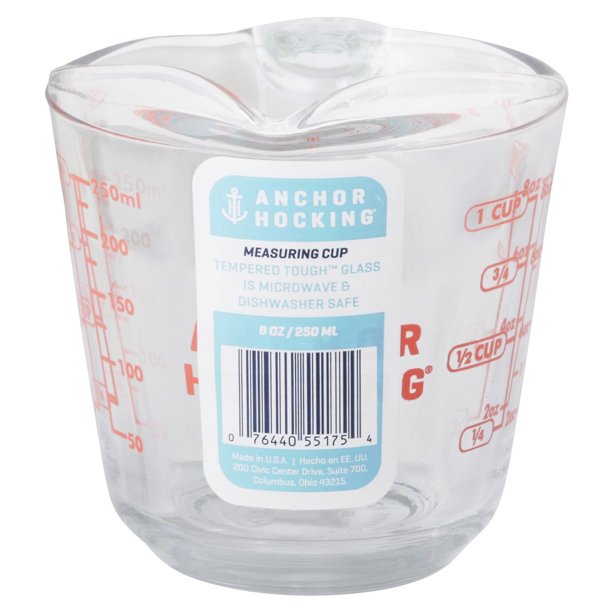 slide 8 of 12, Anchor Hocking 8 oz Measuring Cup 1 Each, 1 ct