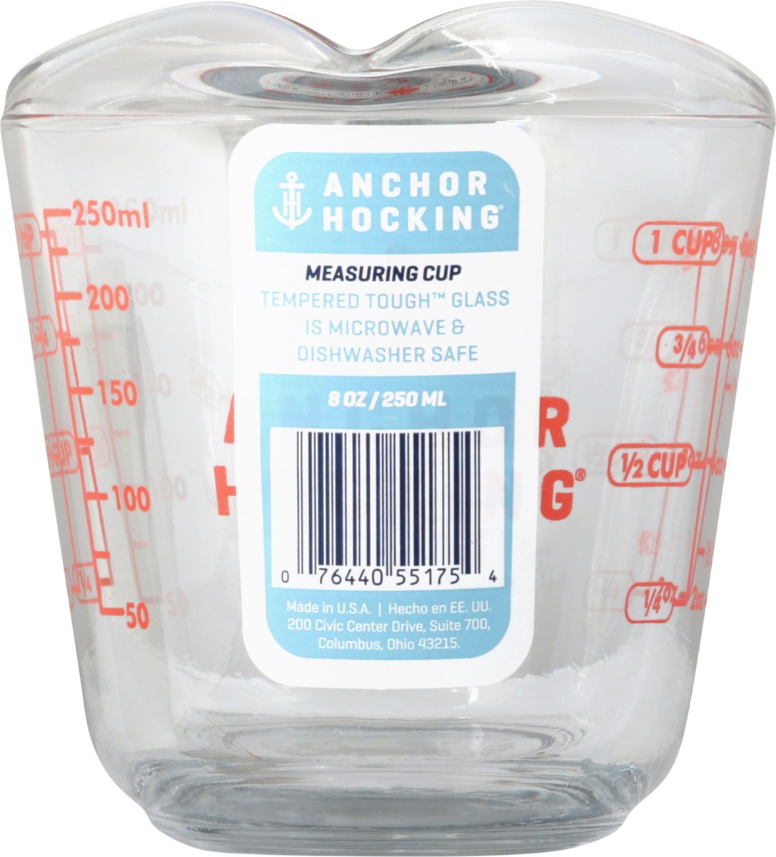slide 9 of 12, Anchor Hocking 8 oz Measuring Cup 1 Each, 1 ct