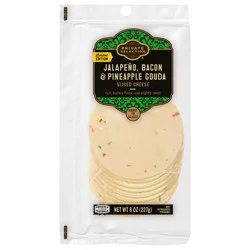 Private Selection® Sliced Jalapeno Bacon and Pineapple Gouda Cheese, 8 oz