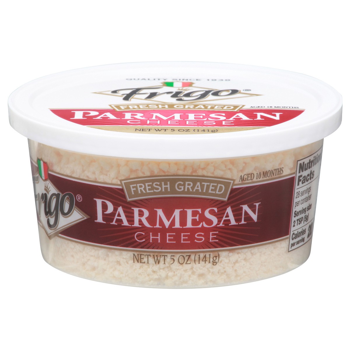 slide 5 of 13, Frigo Fresh Grated Parmesan Cheese 5 oz, 5 oz