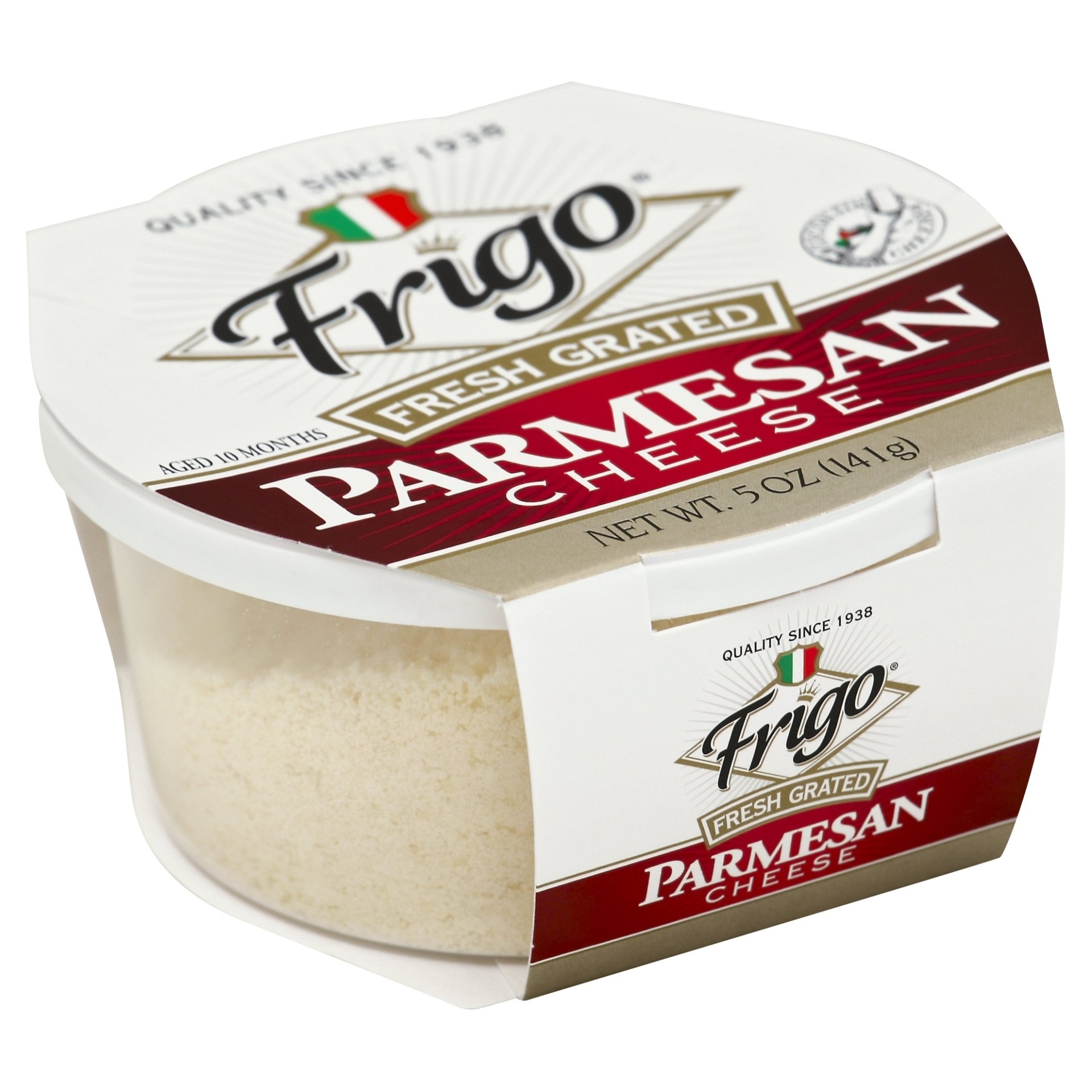 slide 1 of 1, Frigo Fresh Grated Parmesan Cheese, 5 oz