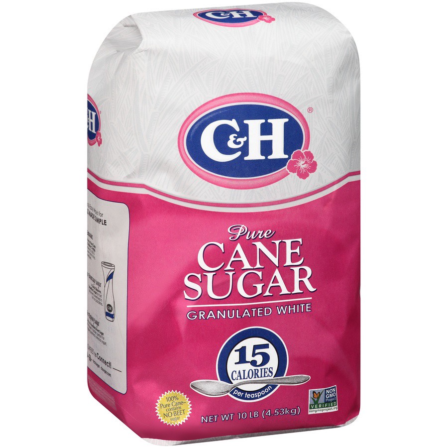 slide 4 of 8, C&H Pure Granulated Cane Sugar, 10.0 lb
