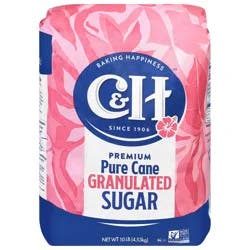 C&H Premium Pure Cane Granulated Sugar - 10.0 lb