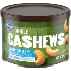 Kroger Whole Lightly Salted Cashews