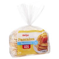slide 4 of 25, Meijer Buttermilk Frozen Pancakes, 24 Count, 33 oz, 24 ct, 33 oz
