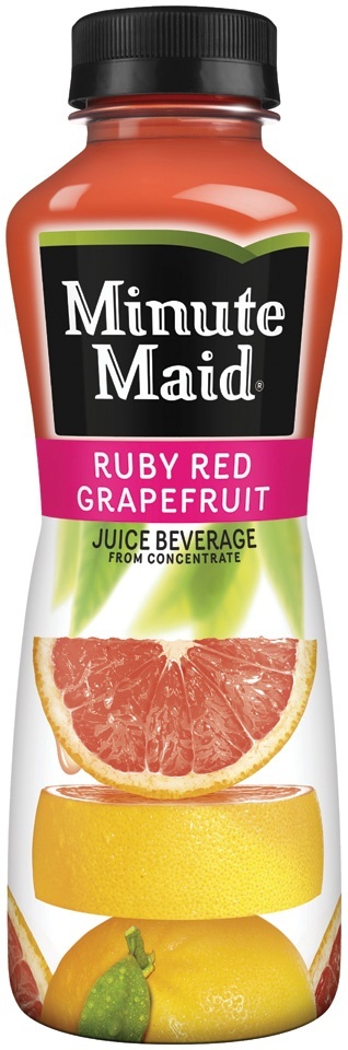 slide 1 of 1, Minute Maid Ruby Red Grapefruit Juice Beverage, 15.2 oz