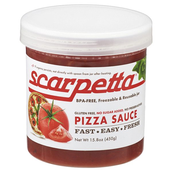 slide 1 of 1, Scarpetta Pizza Sauce, 15.8 oz