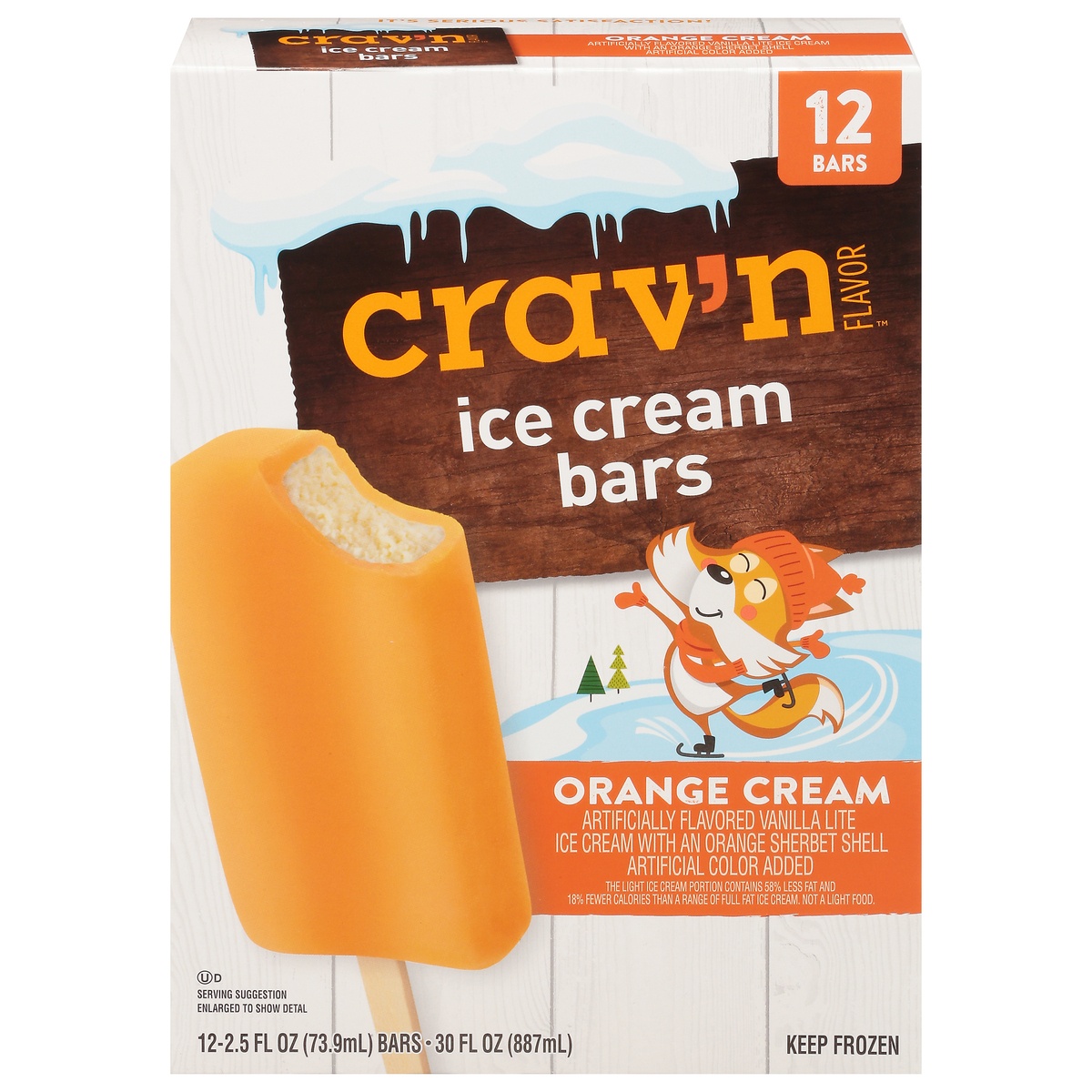 Where Did Crav'n Brand Come From Crav'n Flavor Orange Cream Ice Cream Bars 12 ea 12 ct | Shipt