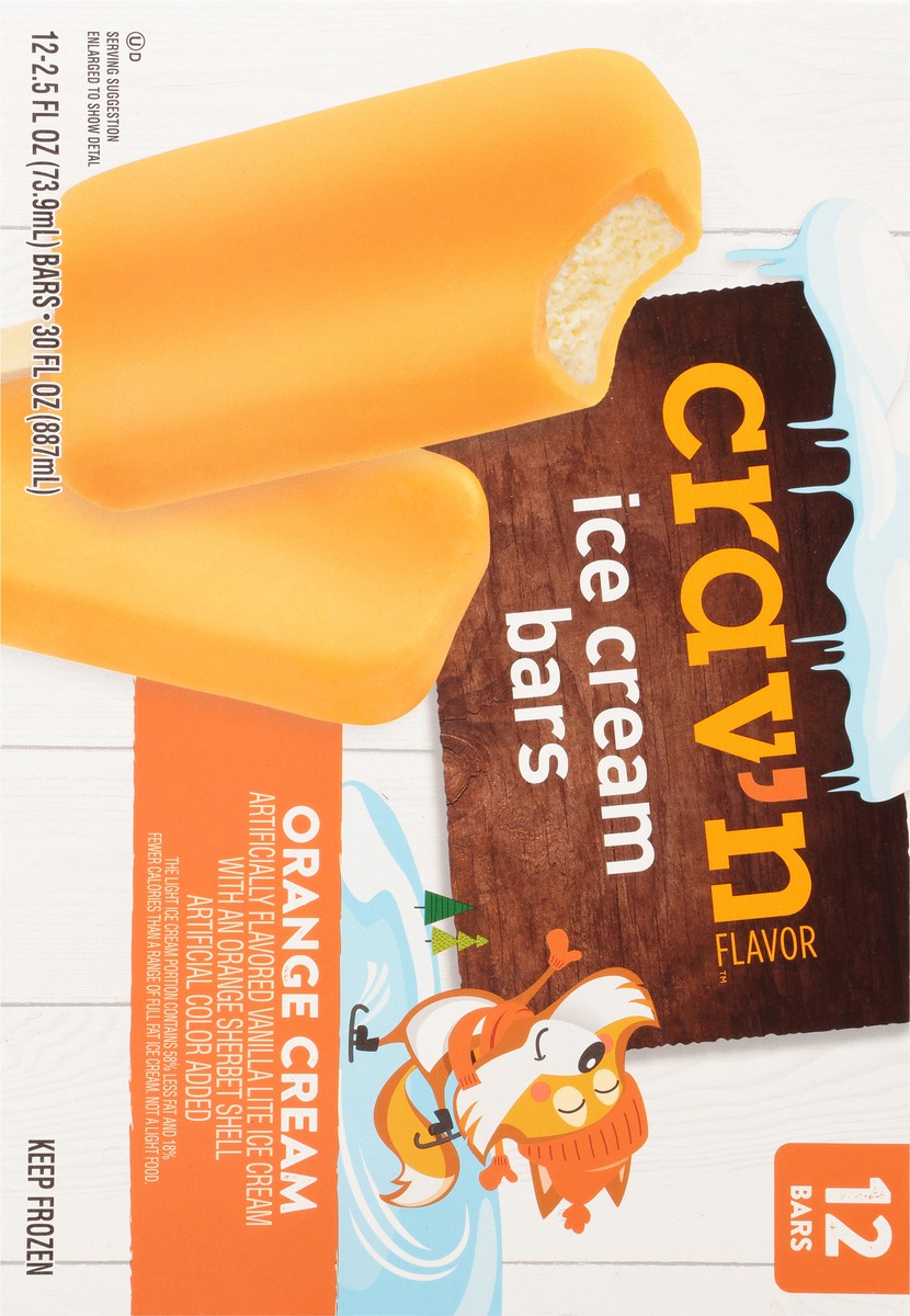 slide 7 of 9, Crav'n Flavor Crav'N Bar Orange Cream, 12 ct