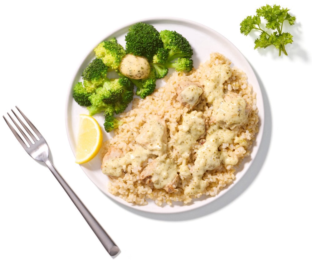slide 1 of 5, Deli Kitchen Chicken With Lemon Butter Sauce, 14.38 oz