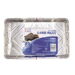 Weis Quality 1/4 Sheet Cake Pan 3pk Foilware
