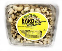 Baro Nuts Bajo El Sol Dry Roasted Salted Pistachios - 10 oz