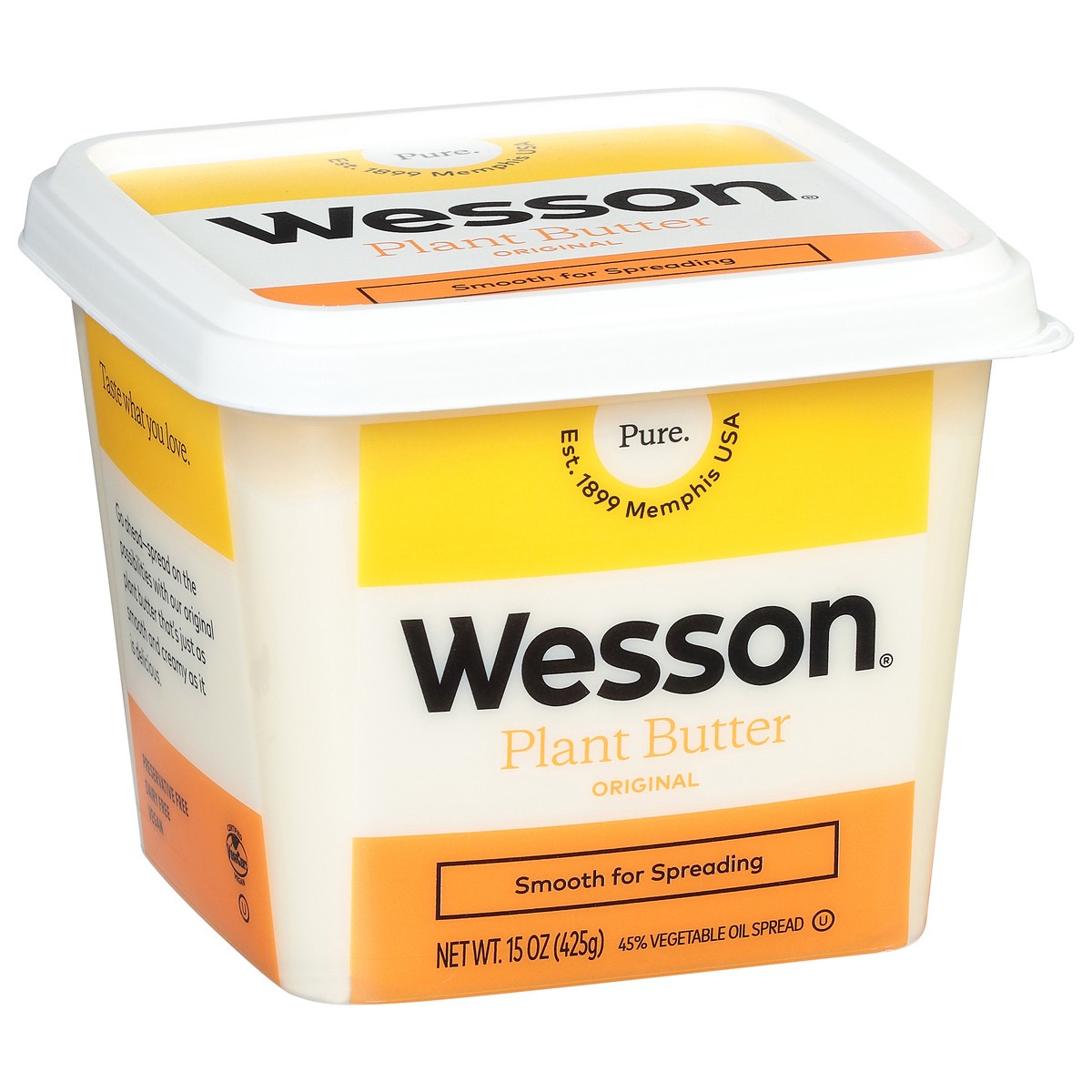 slide 7 of 14, Wesson Original Plant Butter 15 oz, 15 oz