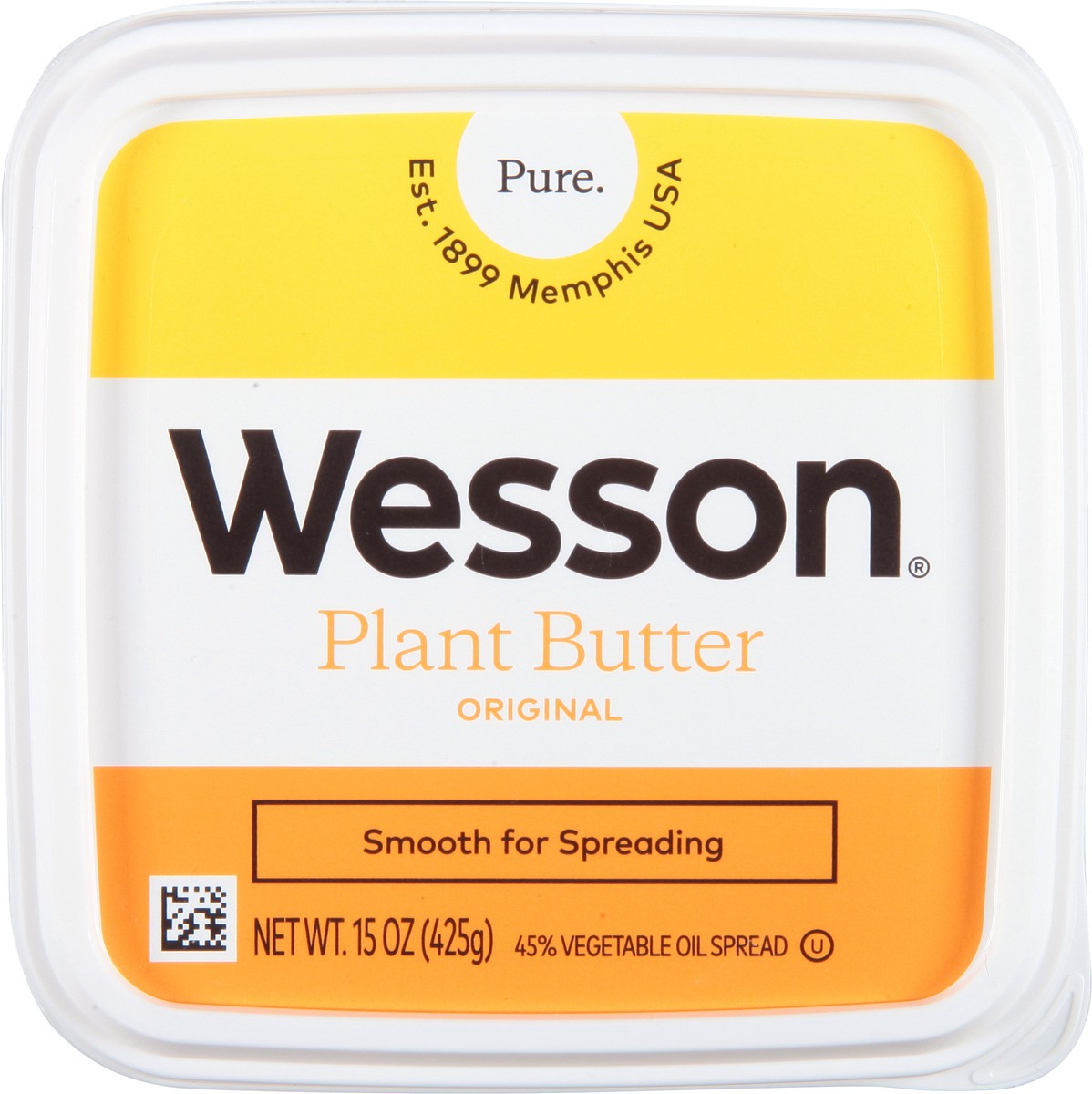 slide 10 of 14, Wesson Original Plant Butter 15 oz, 15 oz