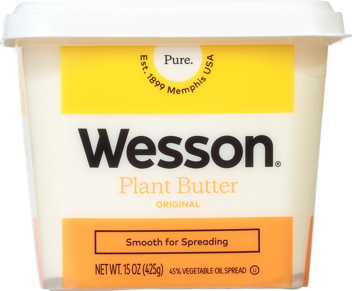 slide 3 of 14, Wesson Original Plant Butter 15 oz, 15 oz