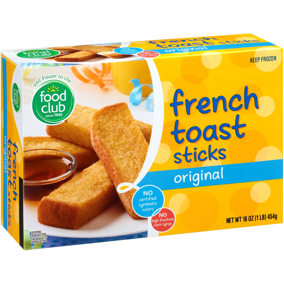 slide 4 of 10, Food Club Original French Toast Sticks 16 oz, 16 oz