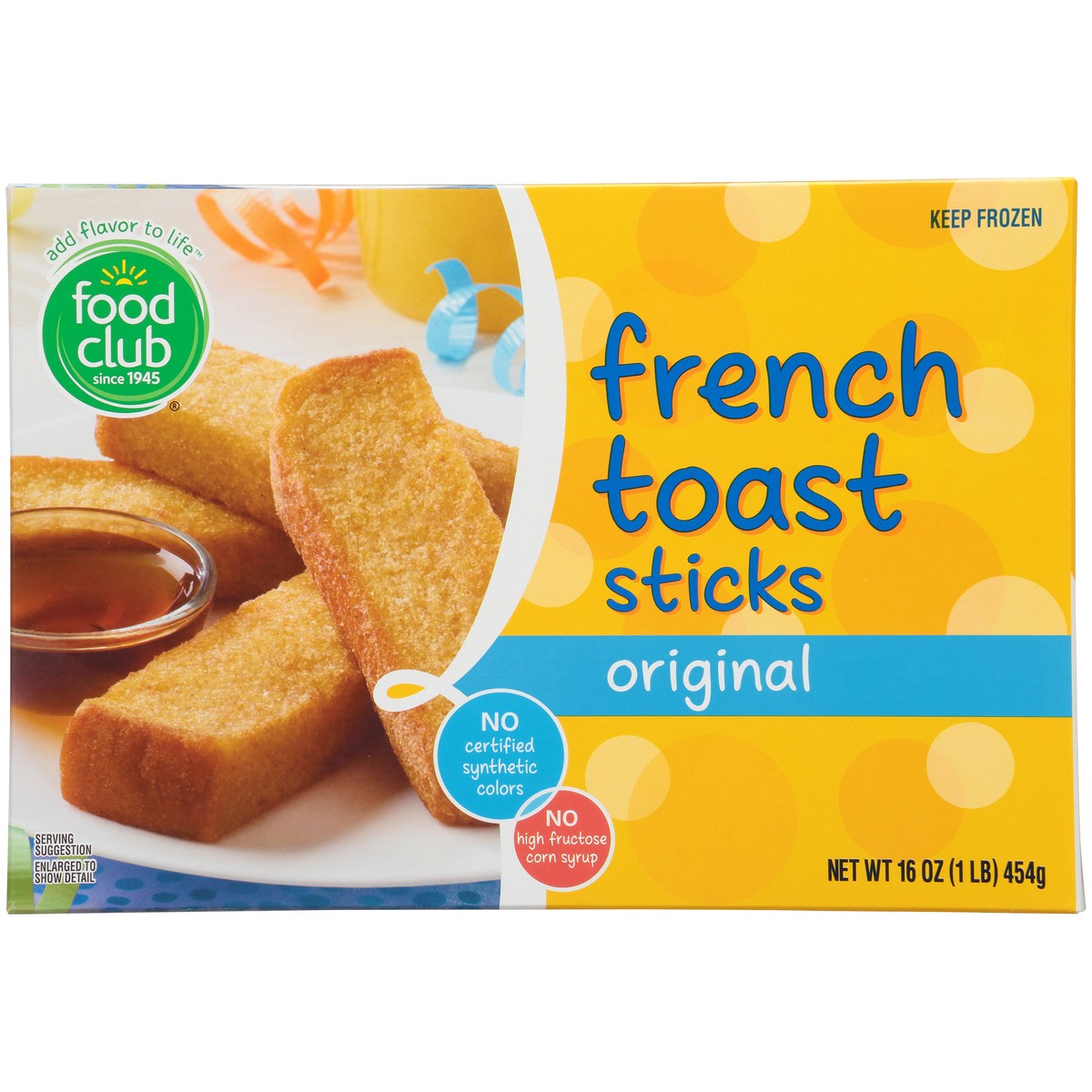 slide 2 of 10, Food Club Original French Toast Sticks 16 oz, 16 oz