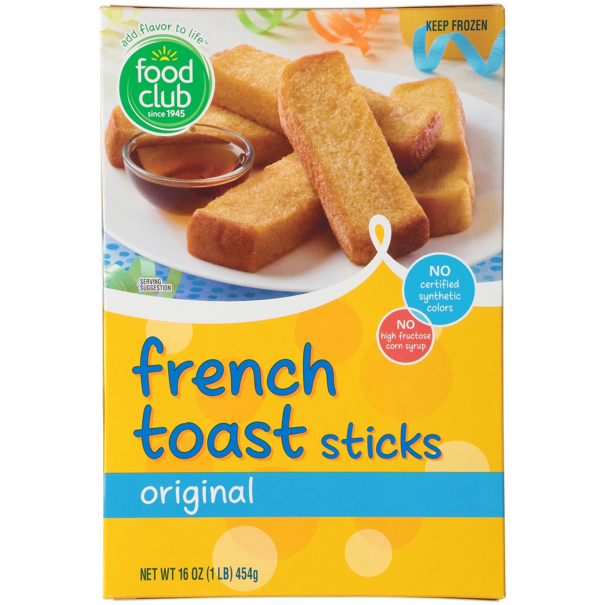 slide 9 of 10, Food Club Original French Toast Sticks 16 oz, 16 oz