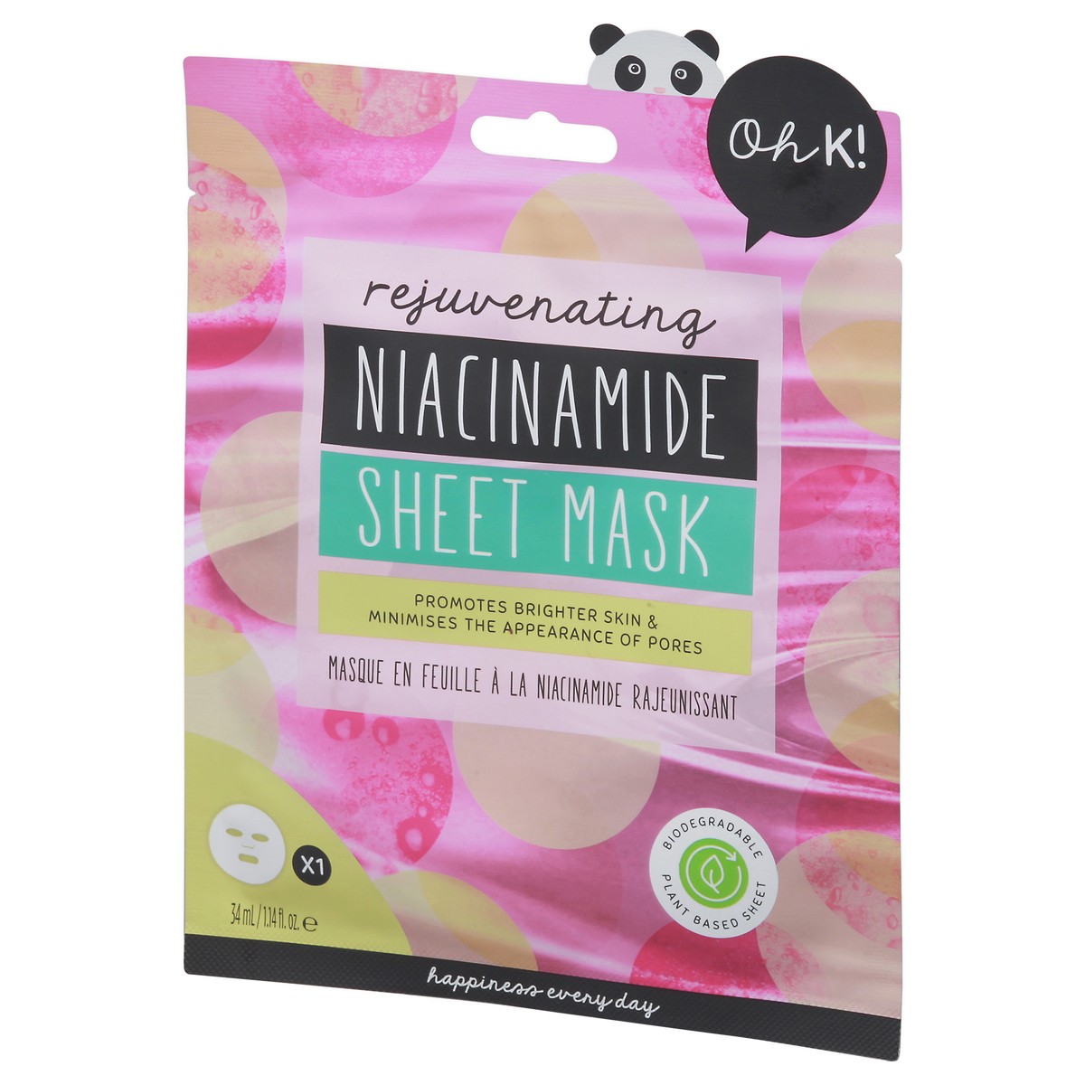 slide 5 of 13, Oh K Rejuvenating Niacinamide Sheet Mask 1 ea, 1 ct