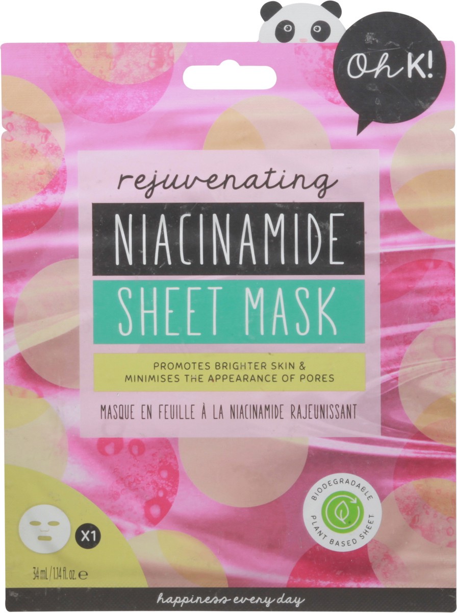 slide 4 of 13, Oh K Rejuvenating Niacinamide Sheet Mask 1 ea, 1 ct
