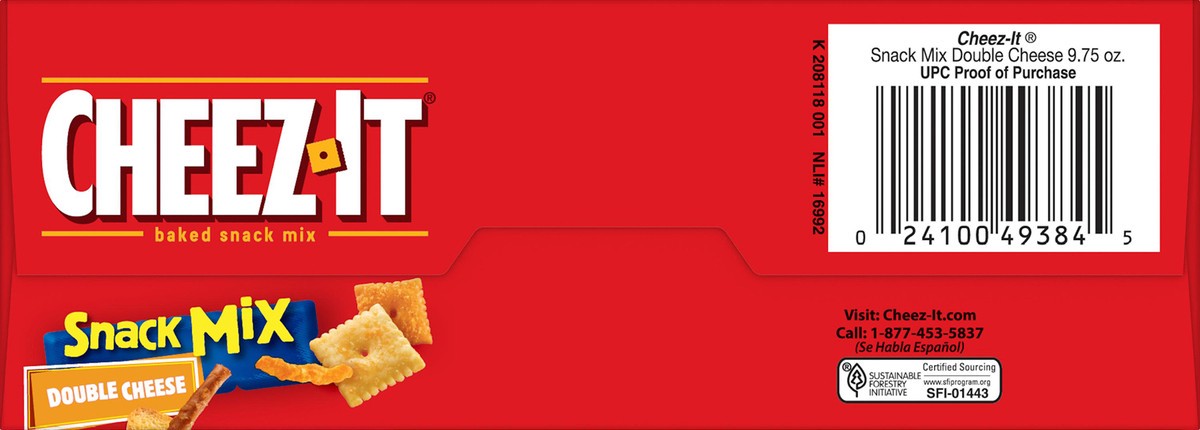 slide 6 of 8, Cheez-It Snack Mix, Double Cheese, 9.75 oz, 9.75 oz