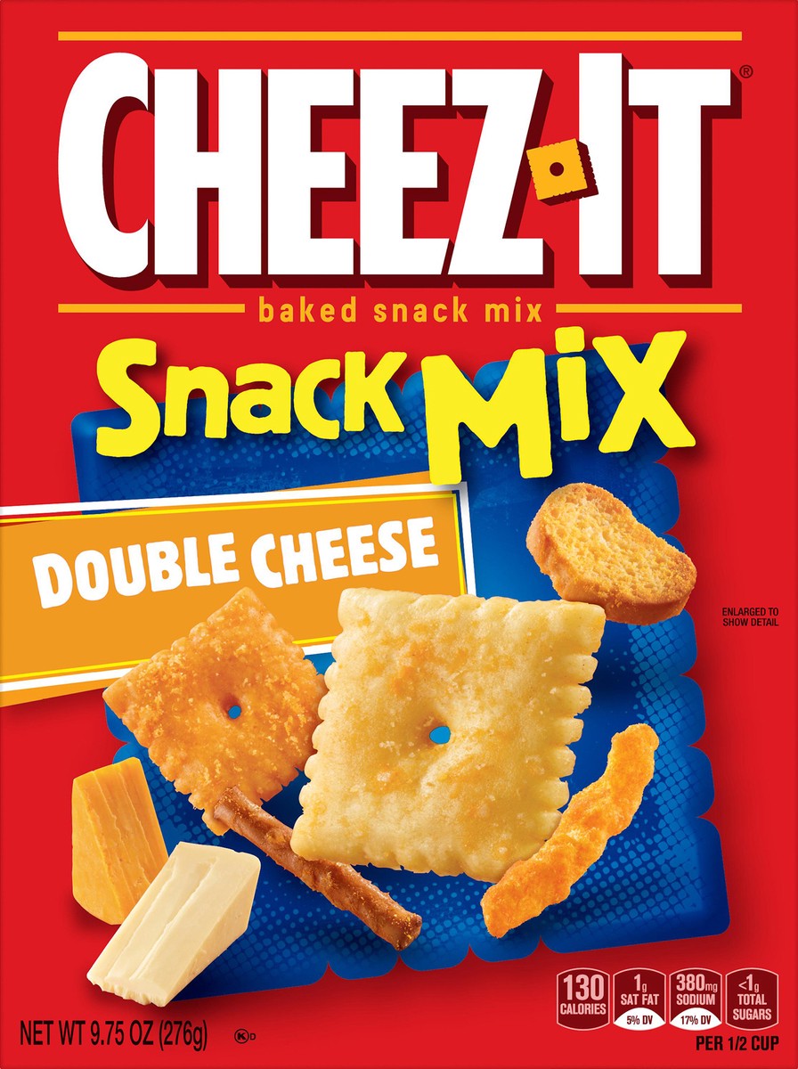 slide 5 of 8, Cheez-It Snack Mix, Double Cheese, 9.75 oz, 9.75 oz