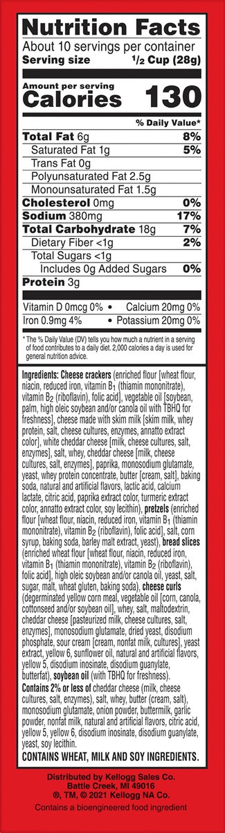 slide 5 of 8, Cheez-It Snack Mix, Double Cheese, 9.75 oz, 9.75 oz