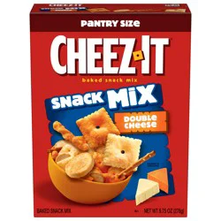 Cheez-It Snack Mix, Lunch Snacks, Office and Kids Snacks, Double Cheese, 9.75oz Box, 1 Box