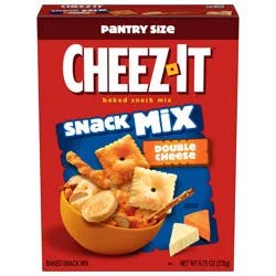 Cheez-It Snack Mix, Lunch Snacks, Office and Kids Snacks, Double Cheese, 9.75oz Box, 1 Box