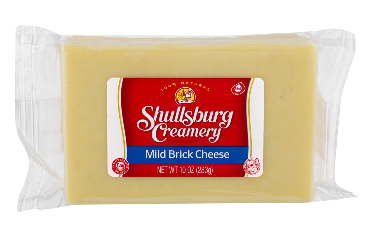 slide 1 of 1, Shullsburg Creamery Mild Brick Cheese, 10 oz