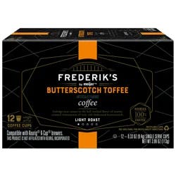 Frederiks Pods Butterscotch Toffee - 12 ct