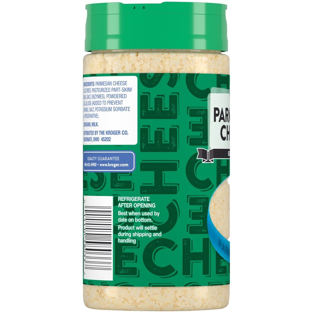 slide 3 of 4, Kroger 100% Grated Parmesan Cheese, 8 oz