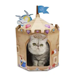 HappyCat Sand Castle Cat Scratcher