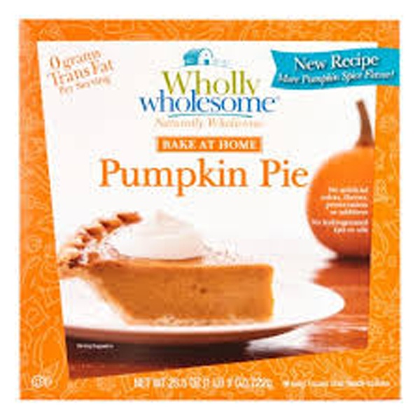 slide 1 of 1, Wholesome Unbaked Pie, Vegan Pumpkin, 25.5 oz